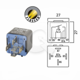Реле универсальное 24V 20A 5-конт
