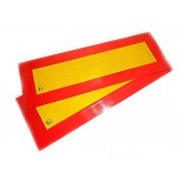 Табличка длинномерный груз светоотражающая 200Х560 мм