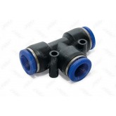 Соединитель аварийный тройник 5x5x5 пластмассовый трубки ПВХ