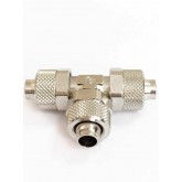 Фитинг тройник D=6 металл