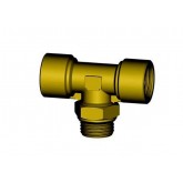 Соединитель тройник с внутренней резьбой M16x1,5