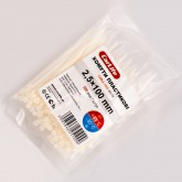 Хомуты пластиковые CARLIFE 2,5x100mm Белые