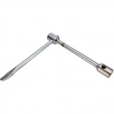 Ключ c термообробкою балонний для вантажівок d=22, 32х33х395мм, з воротком