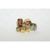 З'єднувач трубки ПВХ прямий різьбовий